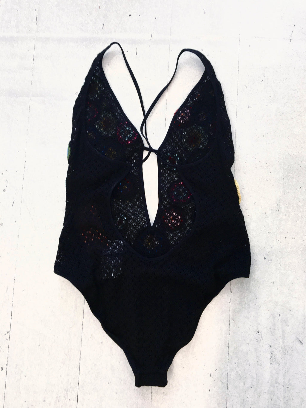 Crochet circle bathing suit