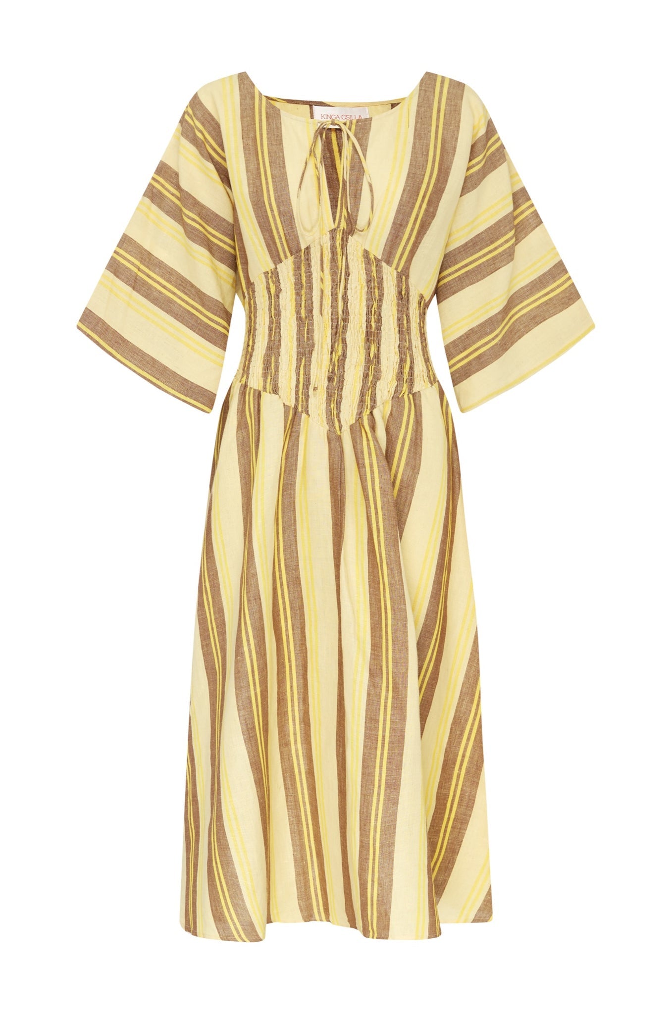 Nickel Stripe Zulu Midi Dress