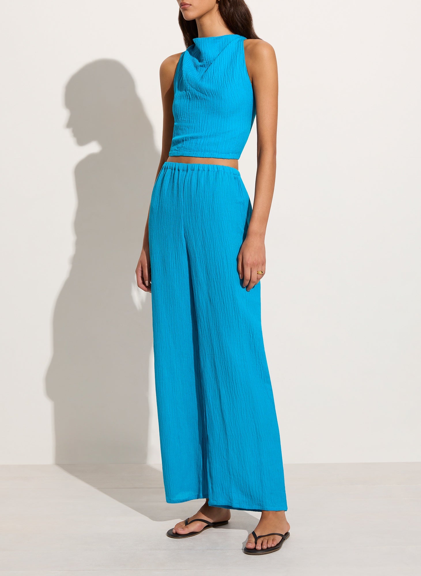Melia Pant in Turquoise