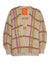 Cardigan Squares Sand/Fuschia/Green/Cognac