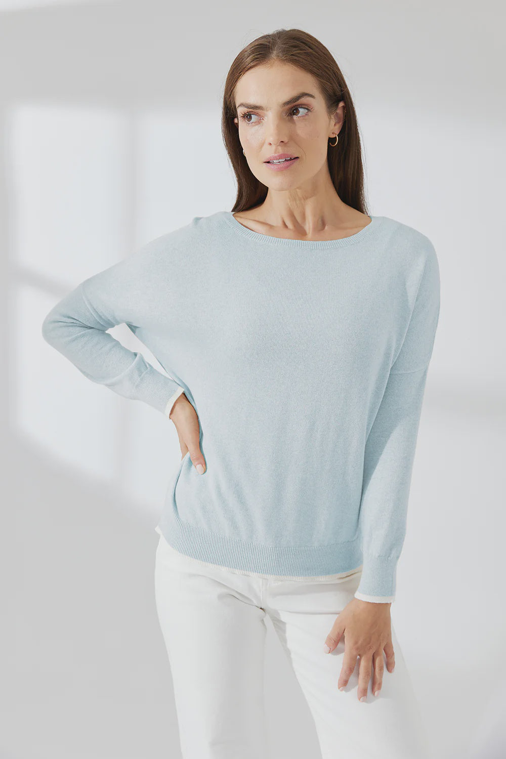 Theo Tipped Boatneck