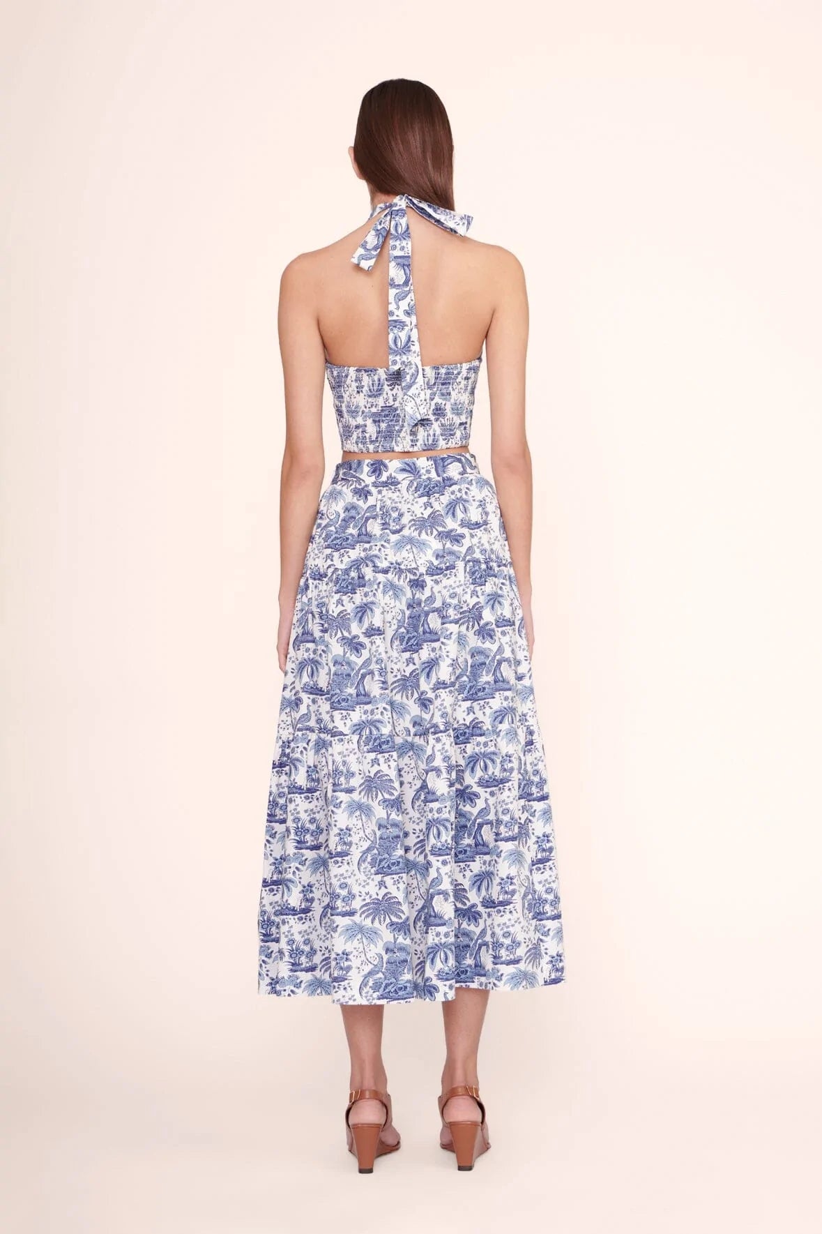 Sea Skirt - Blue Toile