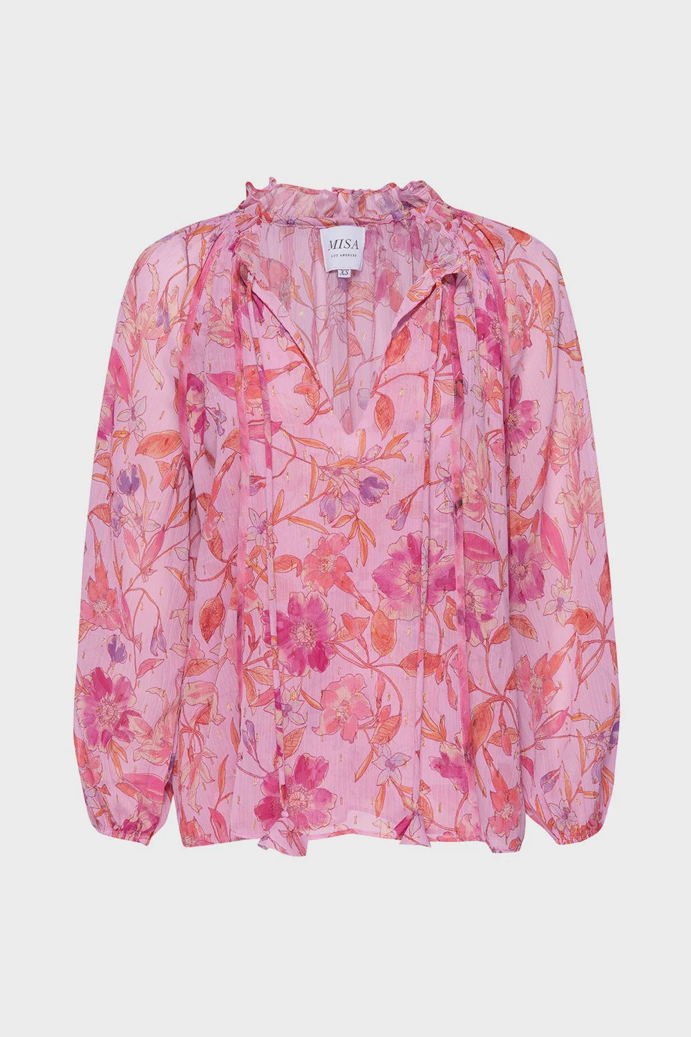 Bella Top - Fire Florals