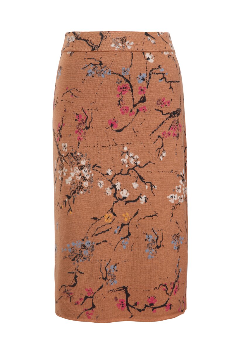 Cherry Blossom Pencil Skirt