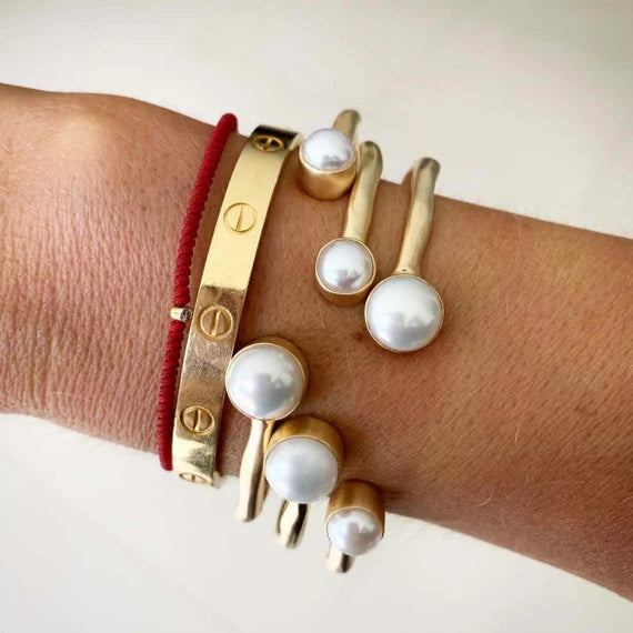 Double Pearl Cuff