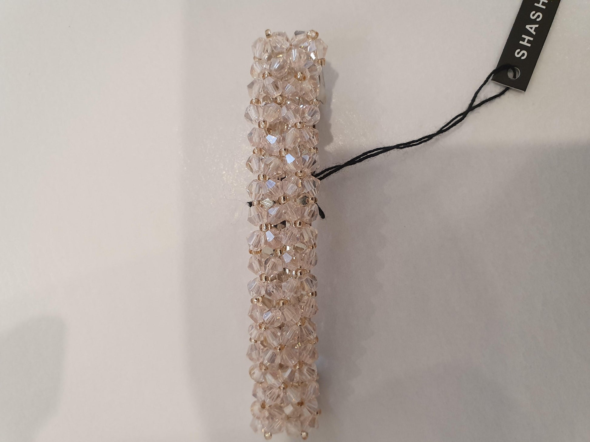 Pink Crystal Barrette