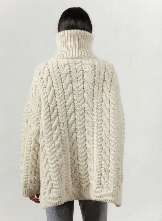 Cable Zip Up Jumper
