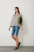 Nanne Grey/Green Blouse