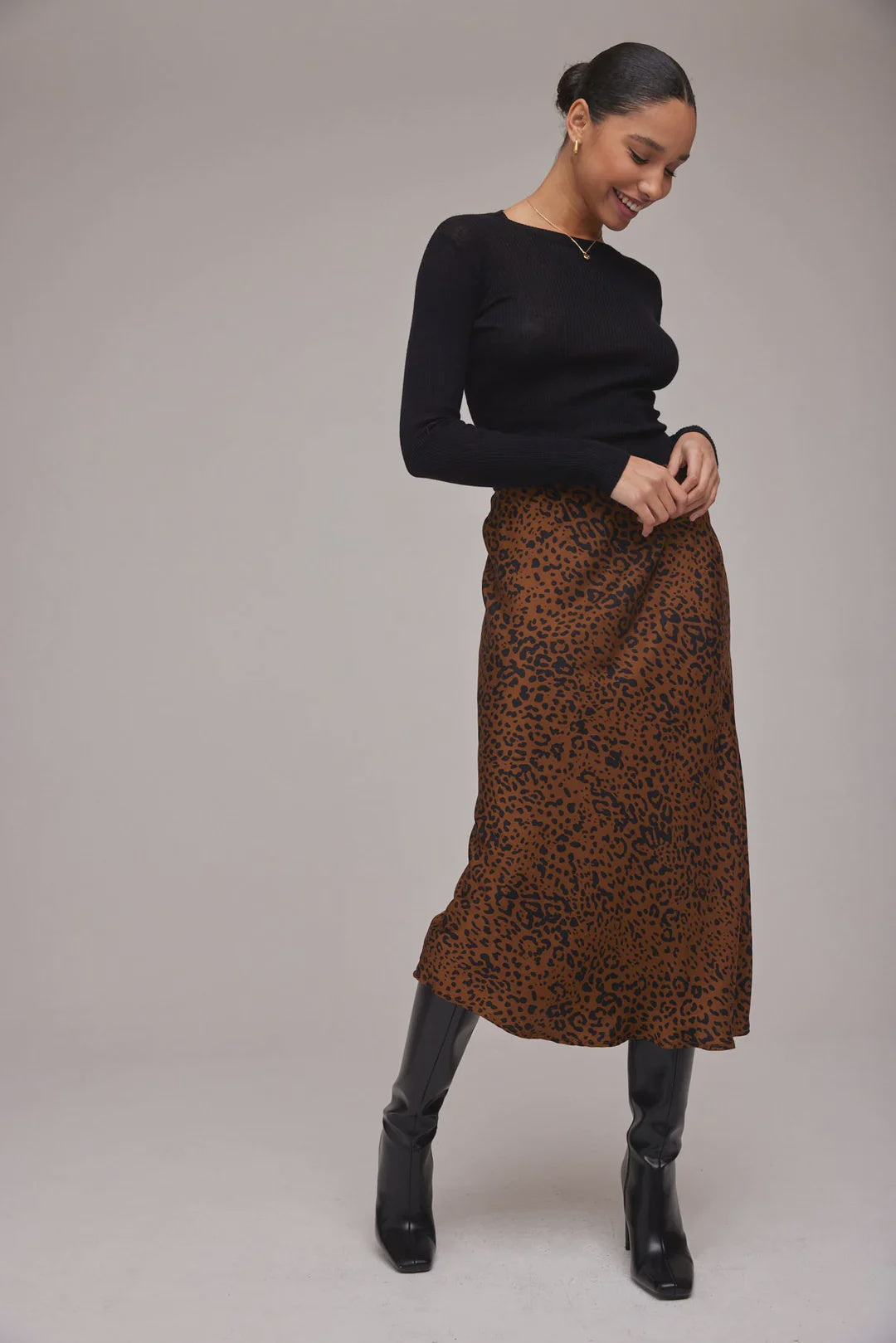 Midi Skirt - Gold Spot