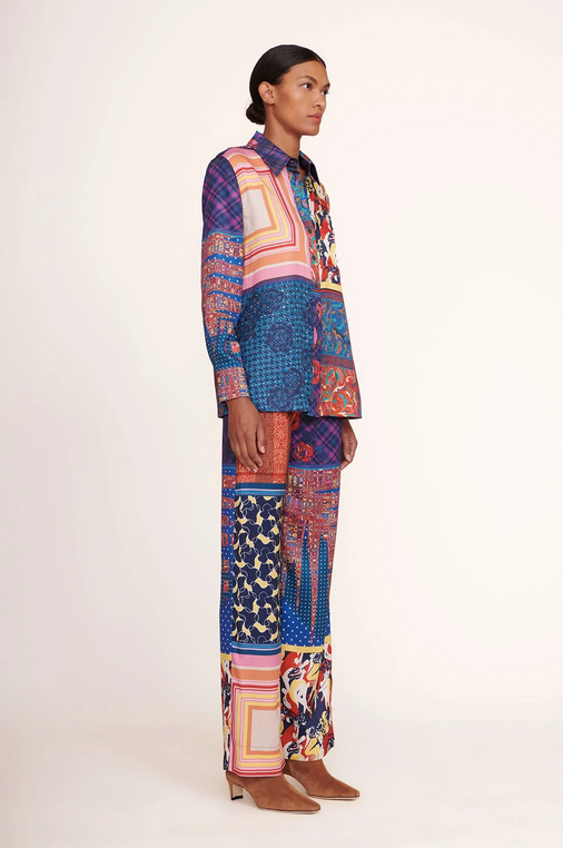 Oscar Patchwork Foulard Pant