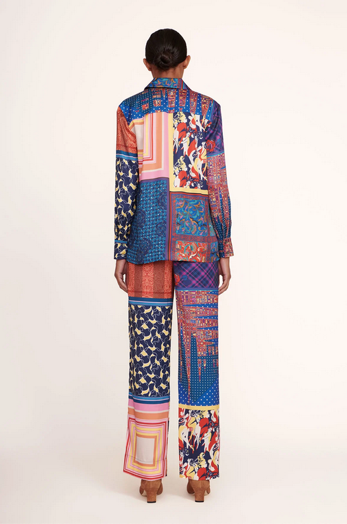 Oscar Patchwork Foulard Pant